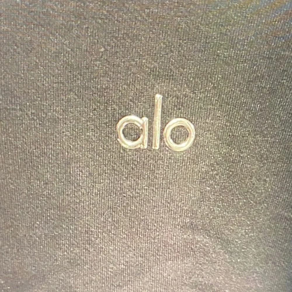 ALO Yoga Men's Black Zip-Up Sweater